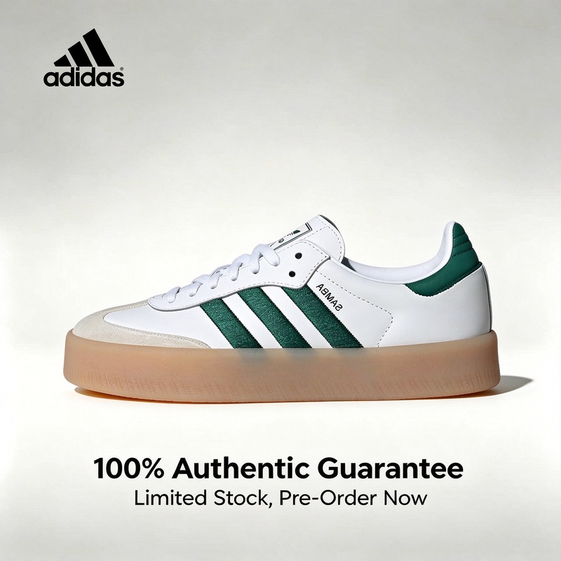Adidas Shoes Samba - Tênis de plataforma de cano baixo,