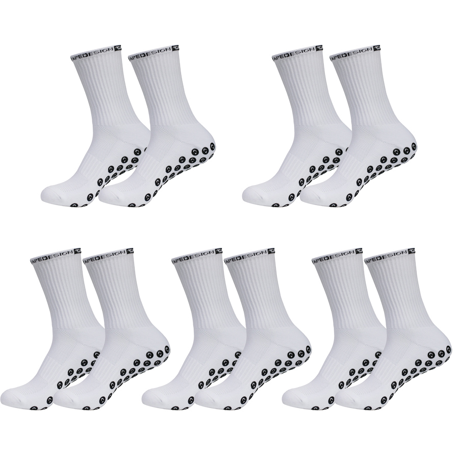 5 pares de meias de futebol an - Sock Garter Men avaliação e preço