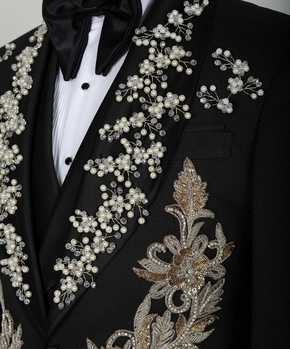 Ternos de casamento luxuosos s - Men Formal Wear Modern avaliação e preço