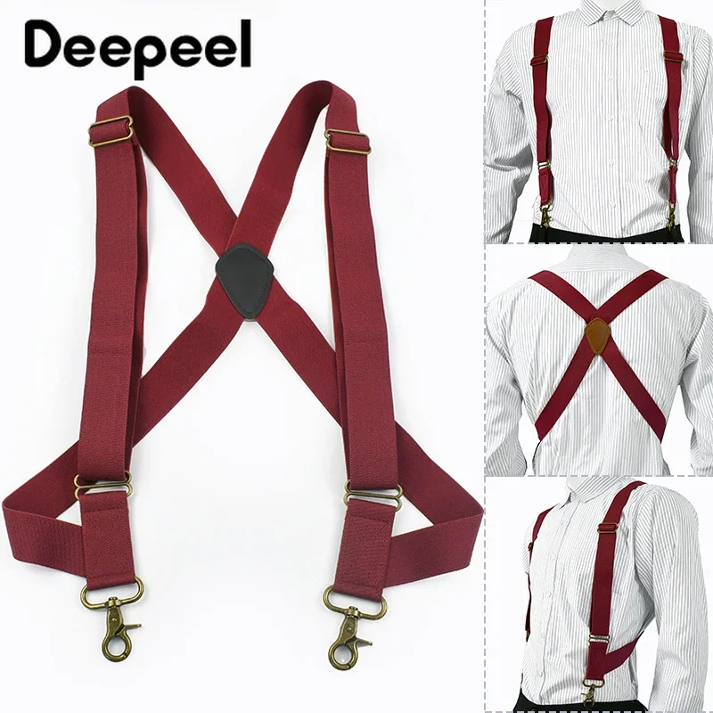 1 par de suspensórios masculin - Men'S Formal Wear With Suspenders avaliação e preço