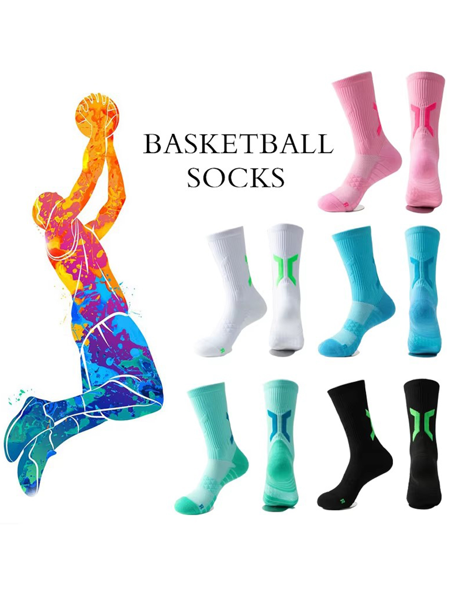 Meias de Basquete WRELS 1/2/3  - Sock Garter Men avaliação e preço